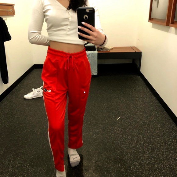 Nike Red Track Pants/Joggers - Picture 1 of 4